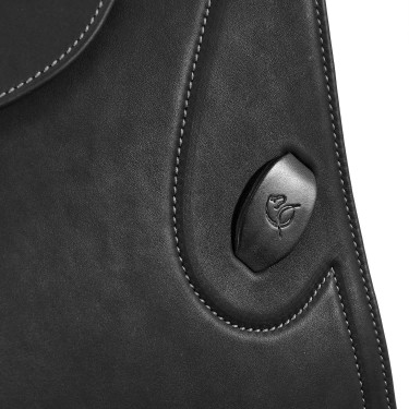 Sella da salto in cuoio Acavallo Botticelli Nero