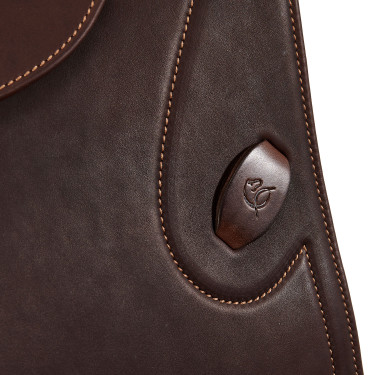 Sella da salto in cuoio Acavallo Botticelli Marrone scuro