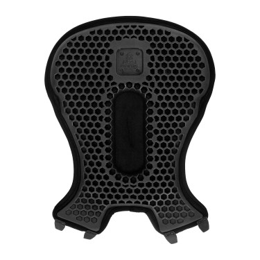 Copriseggio Acavallo Ortho-Pubis Western Gel esagonale 20 mm Drylex Nero