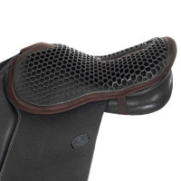 Copri-sella ammortizzante Acavallo Jump Gel Out Ortho-Coccyx 20 mm Marrone