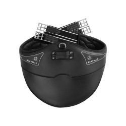 Sottopancia corto Acavallo Gel & PVC Nero