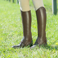 Mini-chaps in pelle Horze Spirit Marrone