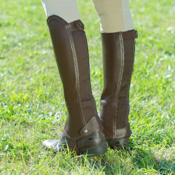 Mini-chaps in pelle Horze Spirit Mini-chaps in pelle Horze Spirit