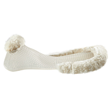 Ammortizzatore in gel e montone rialzato posteriore Acavallo Naturale Marrone