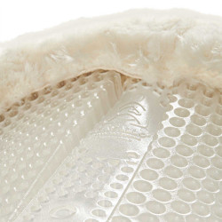 Ammortizzatore in gel e montone rialzato posteriore Acavallo Naturale Marrone