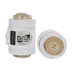 Fasce combinate Acavallo in gel ed elastico Bianco