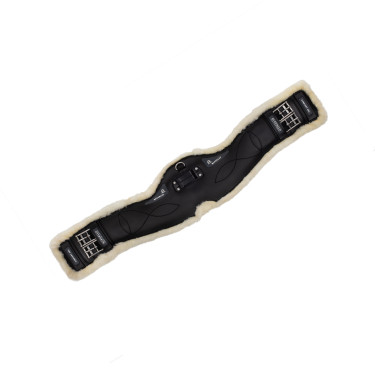 Sottopancia corto in gel e PVC con fibbie in acciaio inox e lana ecologica Acavallo Sottopancia corto in gel e PVC con fibbie in acciaio inox e lana ecologica Acavallo