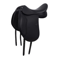 Selle de dressage avec longs taquets Aachen Equestro Noir