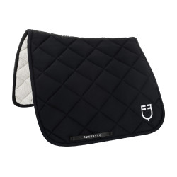 Tapis de dressage en tissu technique édition Black Line Equestro Walnut Tapis de dressage en tissu technique édition Black Line Equestro Walnut