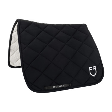 Tapis de dressage en tissu technique édition Black Line Equestro Walnut