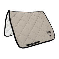 Tapis de dressage en tissu technique édition Black Line Equestro Beige