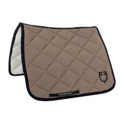 Sottosella da addestramento in tessuto tecnico edizione Black Line Equestro Noce Marrone