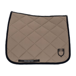 Sottosella da addestramento in tessuto tecnico edizione Black Line Equestro Noce Marrone