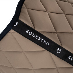 Sottosella da addestramento in tessuto tecnico edizione Black Line Equestro Noce Marrone