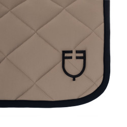Sottosella da addestramento in tessuto tecnico edizione Black Line Equestro Noce Marrone