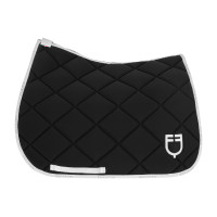 Sottosella da addestramento in tessuto tecnico con logo GP Equestro Bianco / bianco