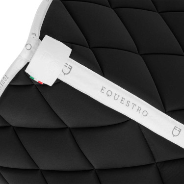 Sottosella da addestramento in tessuto tecnico con logo GP Equestro Nero / bianco Sottosella da addestramento in tessuto tecnico con logo GP Equestro Nero / bianco