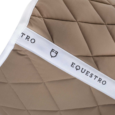 Sottosella da addestramento in tessuto tecnico con logo ricamato White Line Equestro Sottosella da addestramento in tessuto tecnico con logo ricamato White Line Equestro