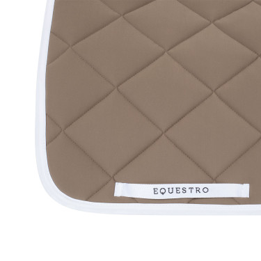 Sottosella da addestramento in tessuto tecnico con logo ricamato White Line Equestro Sottosella da addestramento in tessuto tecnico con logo ricamato White Line Equestro