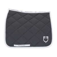 Sottosella da addestramento in tessuto tecnico con logo ricamato White Line Equestro Asfalto Grigio