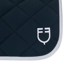 Sottosella da addestramento in tessuto tecnico con logo ricamato White Line Equestro Marina Blu marino Sottosella da addestramento in tessuto tecnico con logo ricamato White Line Equestro Marina Blu marino