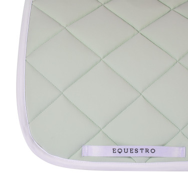 Sottosella da addestramento in tessuto tecnico con logo ricamato White Line Equestro Verde chiaro Sottosella da addestramento in tessuto tecnico con logo ricamato White Line Equestro Verde chiaro