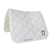 Sottosella da addestramento in tessuto tecnico con logo ricamato White Line Equestro Bianco