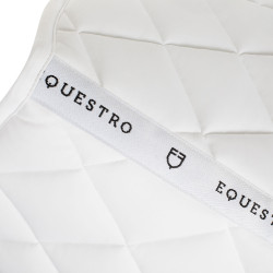 Sottosella da addestramento in tessuto tecnico con logo ricamato White Line Equestro Bianco Sottosella da addestramento in tessuto tecnico con logo ricamato White Line Equestro Bianco