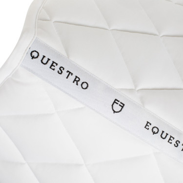 Sottosella da addestramento in tessuto tecnico con logo ricamato White Line Equestro Bianco Sottosella da addestramento in tessuto tecnico con logo ricamato White Line Equestro Bianco