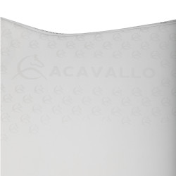 Sottosella da dressage in lycra con grip in gel e parte inferiore in fibra di bambù Acavallo Bianco / bianco