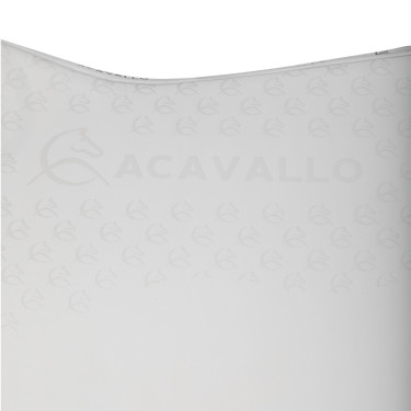 Sottosella da dressage in lycra con grip in gel e parte inferiore in fibra di bambù Acavallo Bianco / bianco