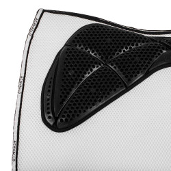 Sottosella quadrato da addestramento in memory foam con grip in gel e distanziatore 3D Acavallo Bianco