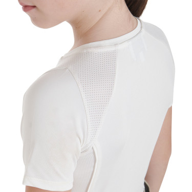 Maglietta tecnica da allenamento per bambini Equestro Bianco