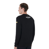 Felpa girocollo da uomo collezione Scuderia Equestro Nero Felpa girocollo da uomo collezione Scuderia Equestro Nero