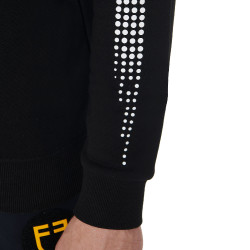 Felpa girocollo da uomo collezione Scuderia Equestro Nero