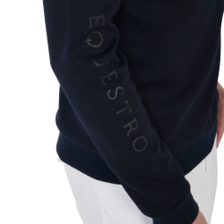 Felpa da uomo in interlock con scollo rotondo Equestro Felpa da uomo in interlock con scollo rotondo Equestro