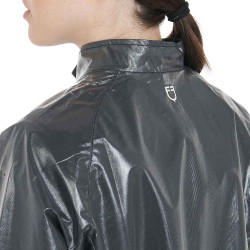 Chaqueta unisex cortavientos e impermeable Equestro Nero