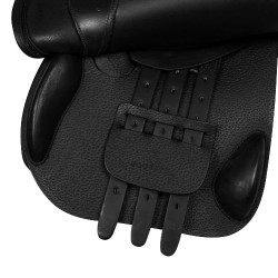 Sella da salto in cuoio martellato Supreme Evolution New Equestro Nero