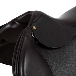 Sella da salto in cuoio martellato Supreme Evolution New Equestro Marrone scuro