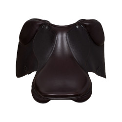 Sella da salto in cuoio francese martellato Supreme Evolution Equestro Marrone scuro