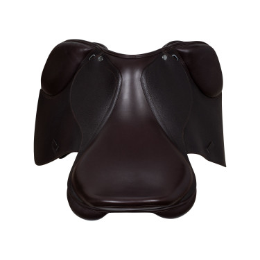 Sella da salto in cuoio francese martellato Supreme Evolution Equestro Marrone scuro