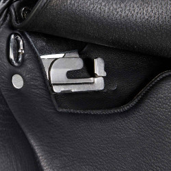 Sella da salto in cuoio doppio Meredith Equestro Nero