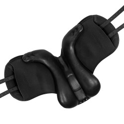 Sella da dressage Raffaello con pannelli in lana Acavallo Nero