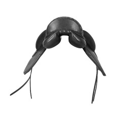 Sella da dressage Leonardo con cuscini in lana Acavallo Nero