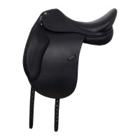 Sella da dressage con lunghi quartieri Aachen Equestro Nero Sella da dressage con lunghi quartieri Aachen Equestro Nero