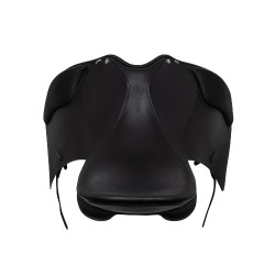 Sella da dressage con lunghi quartieri Aachen Equestro Nero