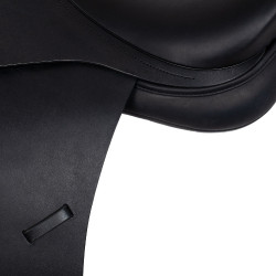 Sella da dressage con lunghi quartieri Aachen Equestro Nero