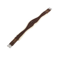 Cinghia da ostacolo in cuoio con montone sintetico Alizee Equestro Nero Cinghia da ostacolo in cuoio con montone sintetico Alizee Equestro Nero