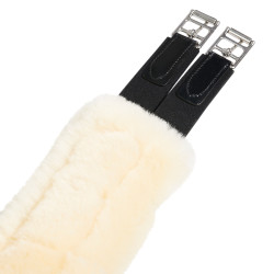 Pettorale con agnello sintetico per ostacoli Aline Equestro Nero