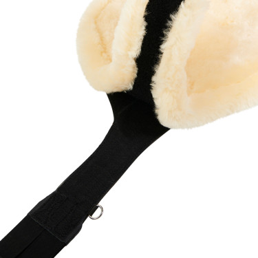 Pettorale con agnello sintetico per ostacoli Aline Equestro Nero